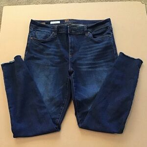 Kut from the Kloth Carlo Women's Jeans Dk Wash Ankle Skinny Stretch Size 12
